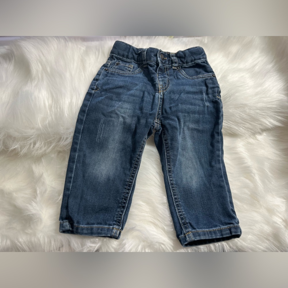 Cat & Jack Toddler Boy Jeans 18M, Adjustable waist